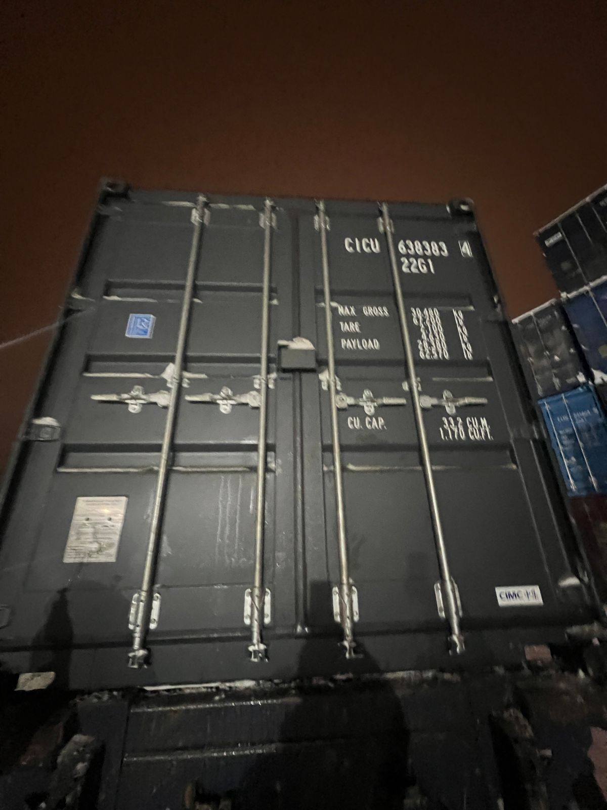 Морской контейнер CICU6383834